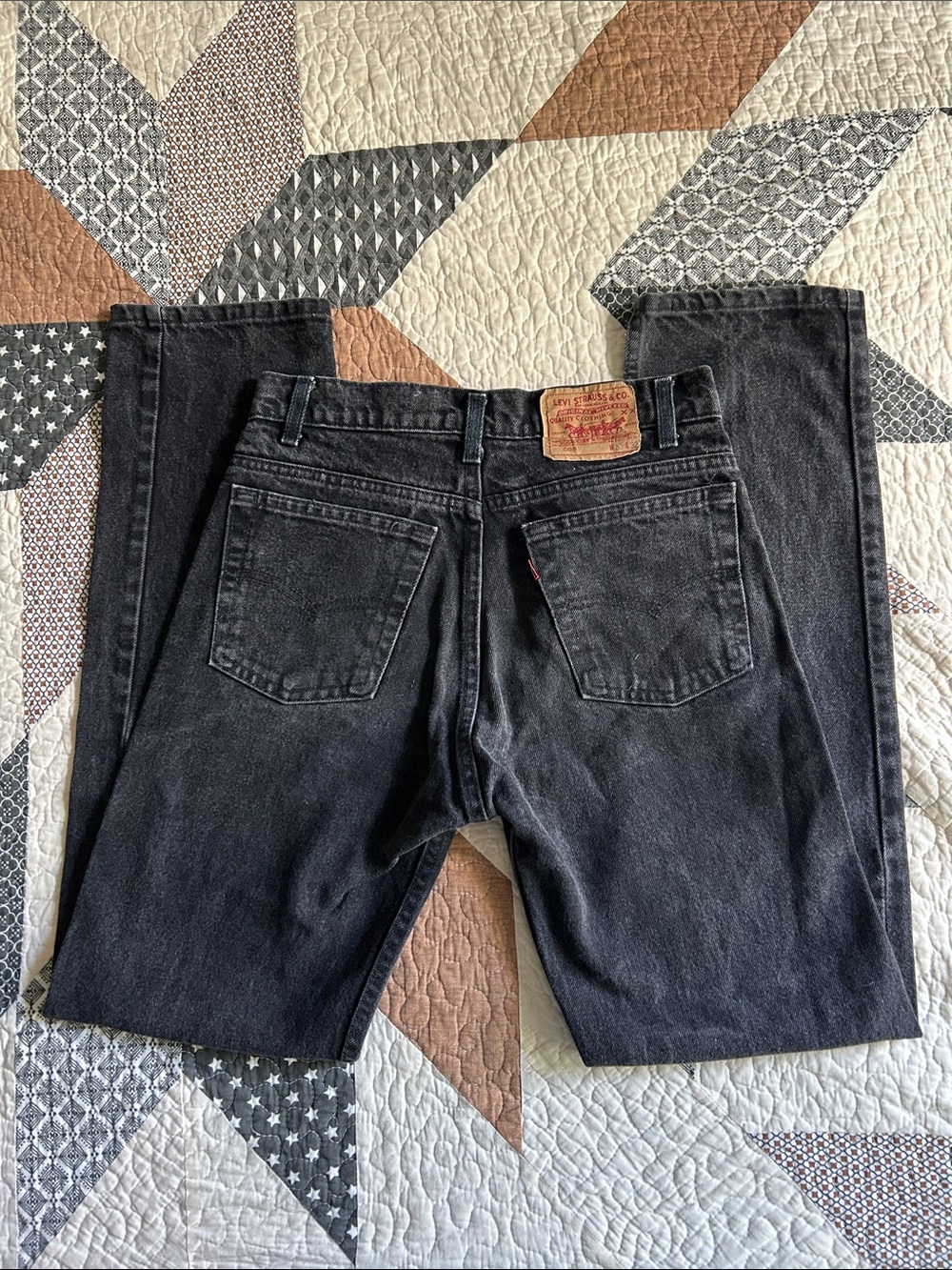 Vintage Levi’s 505 XX 90s Black Jeans USA 30x32